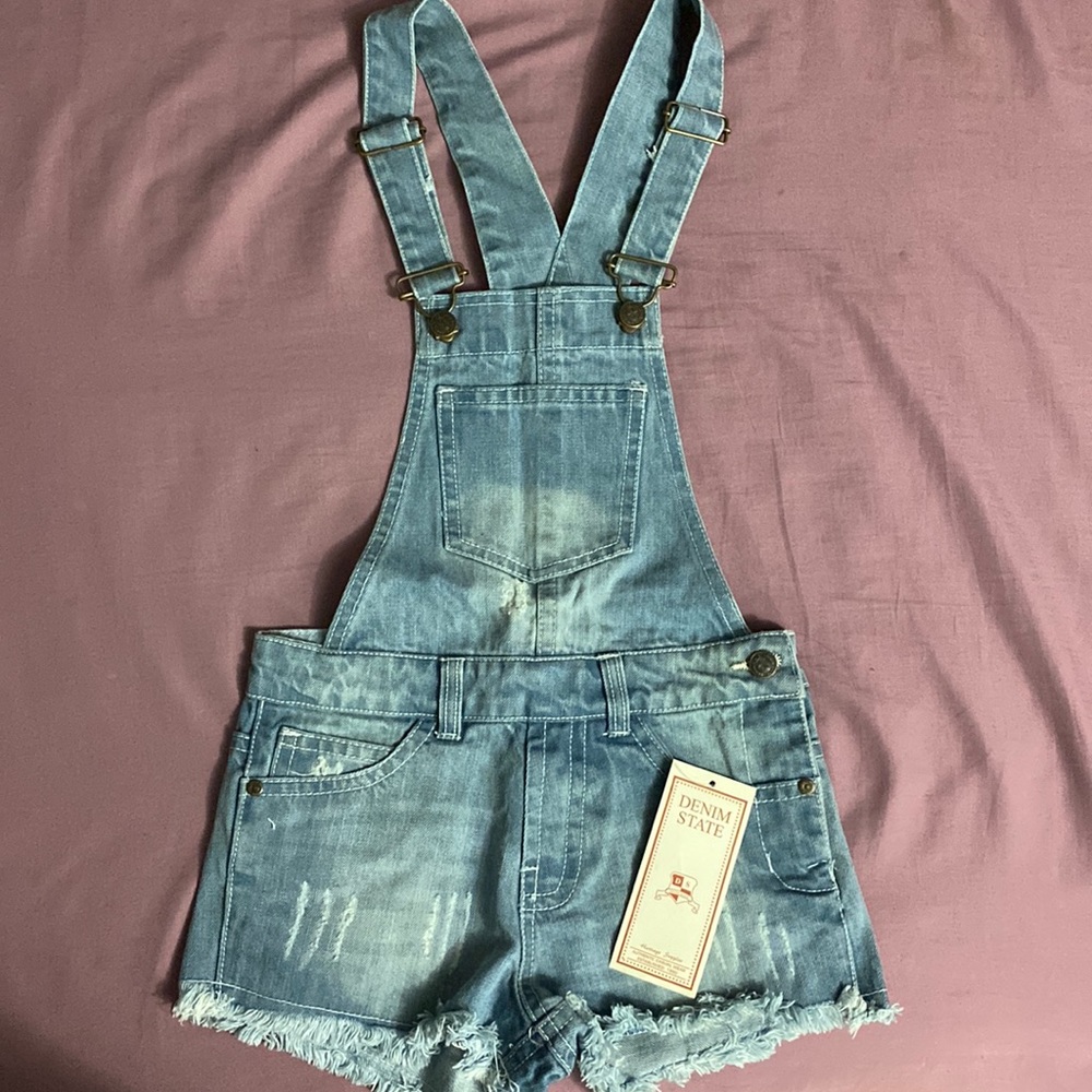 Denim State Kids Denim Shorts Jumper size 7/8
